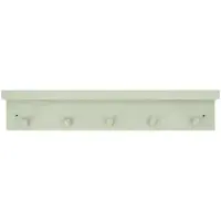 Scandi Living Alley knopplist met plank Groen