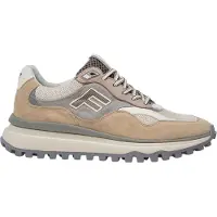 Floris van Bommel Sneakers laag 'De Gripper 01' camel / taupe / grijs / wit