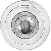 Tom Dixon Press Surface wandlamp mini LED 21,5 cm Helder