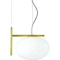 OLUCE Alba 466 hanglamp opaal, messing