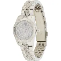 Michael Kors Analoog horloge 'LEXINGTON' zilver / transparant