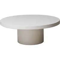 Giga Meubel Loungetafel Eden Rond Beige 90cm
