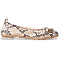 Hispanitas Dames Ballerina's Bombay grijs (39), Leer, Plat, Geen, Casual, Taupe HV253931