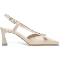 Hispanitas Dames Giorgia beige schoenen (37), Leer, 5 tot 8 cm, Gesp, Casual, Feest HV264678