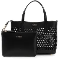 GUESS handtas schoudertas Letty 2 In 1 Mini Tote Black zwart