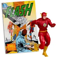 Mcfarlane Toys DC Direct - Actiefiguur - Flash Barry Allen & Comic The Flash #123
