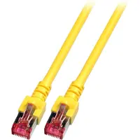EFB Elektronik Hersteller: RJ45 Patchkabel S/FTP, Cat.6, LSZH, 0,15m, gelb Das geschirmte Cat.6 RJ45