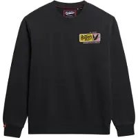 Superdry Sweatshirt geel / rood / zwart
