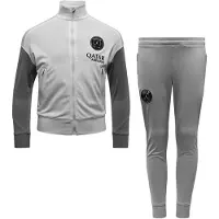 Nike Paris Saint-Germain x Jordan Strike Trainingspak 1/4-Zip 2025-2026 Kids Wit Grijs Zwart