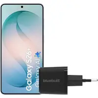 Samsung Galaxy S26 Plus 512GB Lichtblauw 5G + BlueBuilt Oplader 45 Watt Zwart