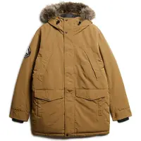 Superdry Winterparka 'Everest ' cognac / zwart
