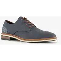 Emilio Salvatini heren veterschoenen met reliëf blauw maat 42