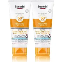 Eucerin Sun Sensitive Protect Spf50+ Kids​ Dry Touch 2x200 ml Crème