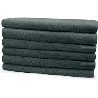 Eleganzzz Badstof Badlaken 100% Katoen 70x140cm - olive green - Set van 6