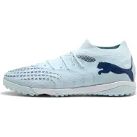 Puma Voetbalschoen 'Future 9 Match' pastelblauw / zwart