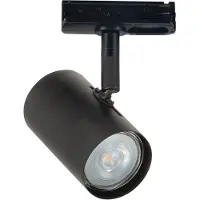 Highlight 1 Fase Zwarte Railspot Cilinder Gu10