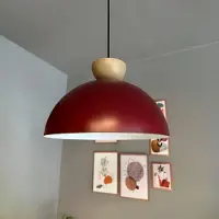 Bamyum Yimpi Hanglamp Industrieel Metaal Ø30 cm, Vintage Hanglamp, E27 Pendellamp