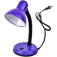 LONGZIMING -Basisgemonteerde Kinderbureaulp lamp - Flexibele Slang Metaal Lampkap - Energiezuinige Klemopzetbare Optie Voor Kantoor & Studentenkamer