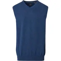 Casamoda Regular Fit Spencer blauw, Effen