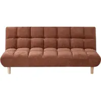 Beliani RISOR - Slaapbank - Goudbruin - Polyester
