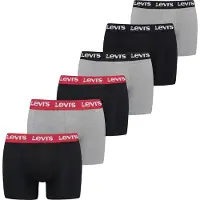 Levi's Boxershorts lichtgrijs / rood / zwart / wit