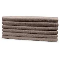 Eleganzzz Badstof Gastendoek 100% Katoen 30x50cm - taupe - set van 6