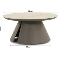 Santika Furniture Santika Cayora lounge tuintafel 80 cm
