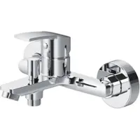 AM.PM Badkraan, badarmatuur, chroom, eenhendelbediening, wandmontage, badkamer, badkranen