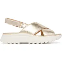 Clarks Dames Dashlite Wish Enkelband Sandalen Gold Leather