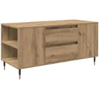 vidaXL Salontafel Artisan-Eik, 102 x 44,5 x 50 cm, houtvezel