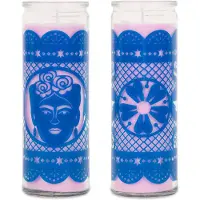 Kitsch Kitchen kaars in glas Papel Picardo Frida