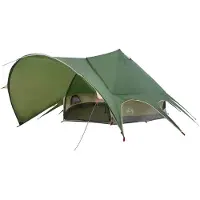 vidaXL Teepee Tent voor 9 Personen 9-persoons Groen en Grijs