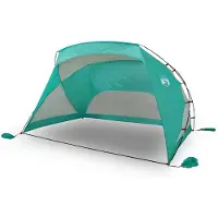 vidaXL Strandtent 274x178x170/148 cm 185T polyester zeegroen