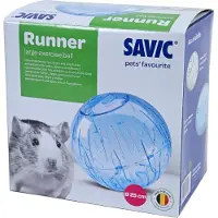 Savic hamsterbal runner transparant assorti 25x25x25 cm