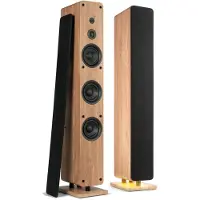 Audizio Actieve speakerset - ARCO HiFi speakers - Vloerstaande speakers met Bluetooth - 320W - Houtlook