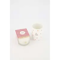 Zusss Cadeauset Koffiemok En Geurkaars Liebste Mama - Verjaardag - Cadeau Keramiek Wit / Rood