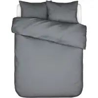 Essenza Dekbedovertrek Minte Global Grey Satijn-200 x 200 / 220 cm | 2-Persoons