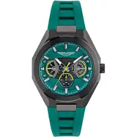 Aston Martin Aml Thrill TKS W MTRI1F503 Horloge - Siliconen - Groen - Ø 42 mm