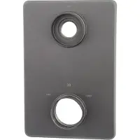Boss & Wessing Verlengset Afbouwdeel BWS Karsten 2 Weg Gunmetal PVD