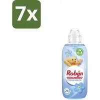 Robijn 7 x – Wasverzachter – Morgendauw – 650 ml - Wasverzachter - Wasgeur - Zachtheid - Kledingverzachter - Frisheid