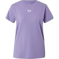 Under Armour Functioneel shirt 'Rival Core' pastellila / wit