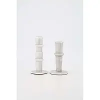 Zusss Cadeauset - Kandelaar S En M - Verjaardag - Cadeau Aluminium Zand