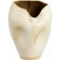 Light & Living Vaas Azura - Crème - Ø39x53cm - Keramiek - Modern - Bloemenvaas - Woondecoratie - Decoratieve vaas voor woonkamer of slaapkamer
