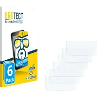 BROTECT - Screenprotector voor Icom IC-T10 - Folie Beschermfolie transparant 6 Stuks