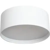 CMD LED plafondlamp 9093, Ø 12 cm, wit, IP44, metaal 9093, wit / opaal, Aluminium, Modern, LED plafondlamp
