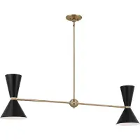 Kichler LED Kroonluchter | 4X E27 Max 40W | Champagne Bronze, Black