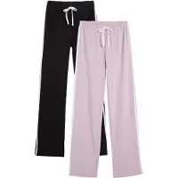 Bonprix Broek sering / zwart / wit