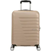 American Tourister Reiskoffer - Flashline Spinner (4wiel) 55cm Handbagage - Ivory Gold - 2.6 kg