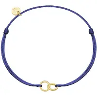Glanzstücke Armband navy / goud