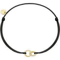 Glanzstücke Armband goudgeel / zwart
